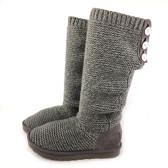 UGG Australia Purl Cardy Knit Winter Boots 8 - Picture 2 of 13